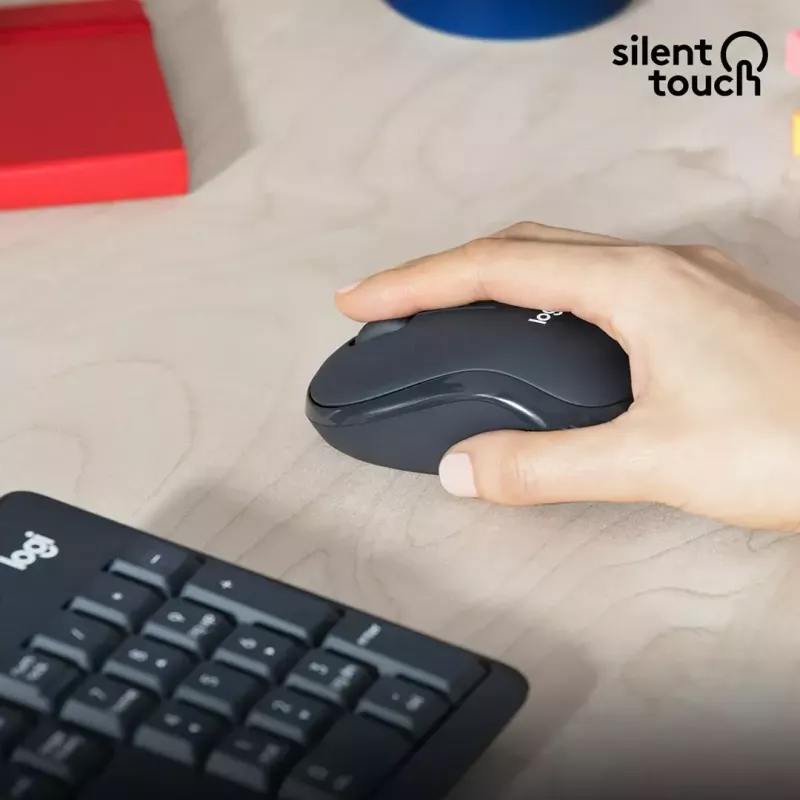 Logitech MK295 Silent Wireless Combo klaviatūra RF Belaidė QWERTY US International Juoda