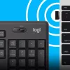 Logitech MK295 Silent Wireless Combo klaviatūra RF Belaidė QWERTY US International Juoda