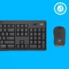 Logitech MK295 Silent Wireless Combo klaviatūra RF Belaidė QWERTY US International Juoda