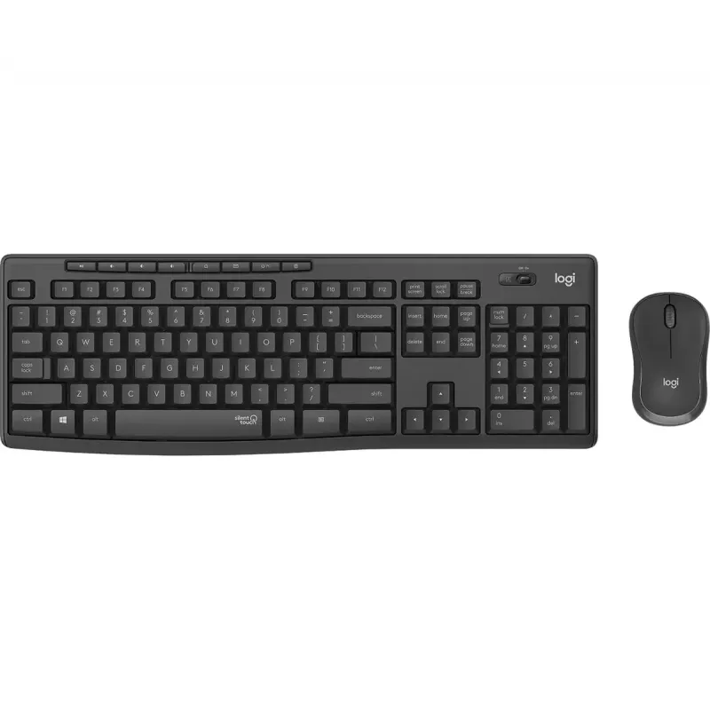 Logitech MK295 Silent Wireless Combo klaviatūra RF Belaidė QWERTY US International Juoda