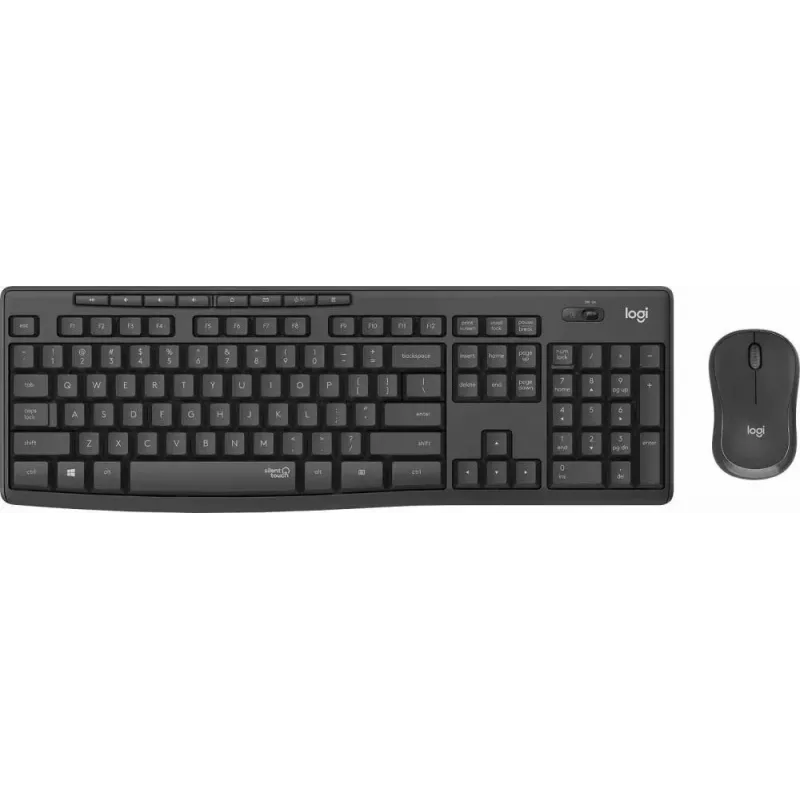 Logitech MK295 Silent Wireless Combo klaviatūra RF Belaidė QWERTY US International Juoda