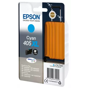 Epson 405XL DURABrite Ultra Ink rašalo kasetė 1 vnt. Originali didelio našumo (XL) žalsvai mėlyna