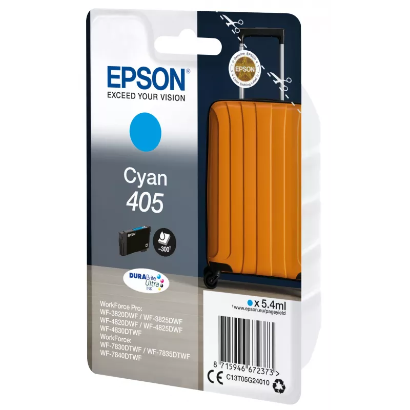 Epson Žydra 405 DURABrite Ultra Ink rašalo kasetė 1 vnt. Originali standartinės talpos