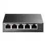 TP-Link 5 prievadų Gigabit Easy Smart PoE jungiklis su 4 PoE+ prievadais