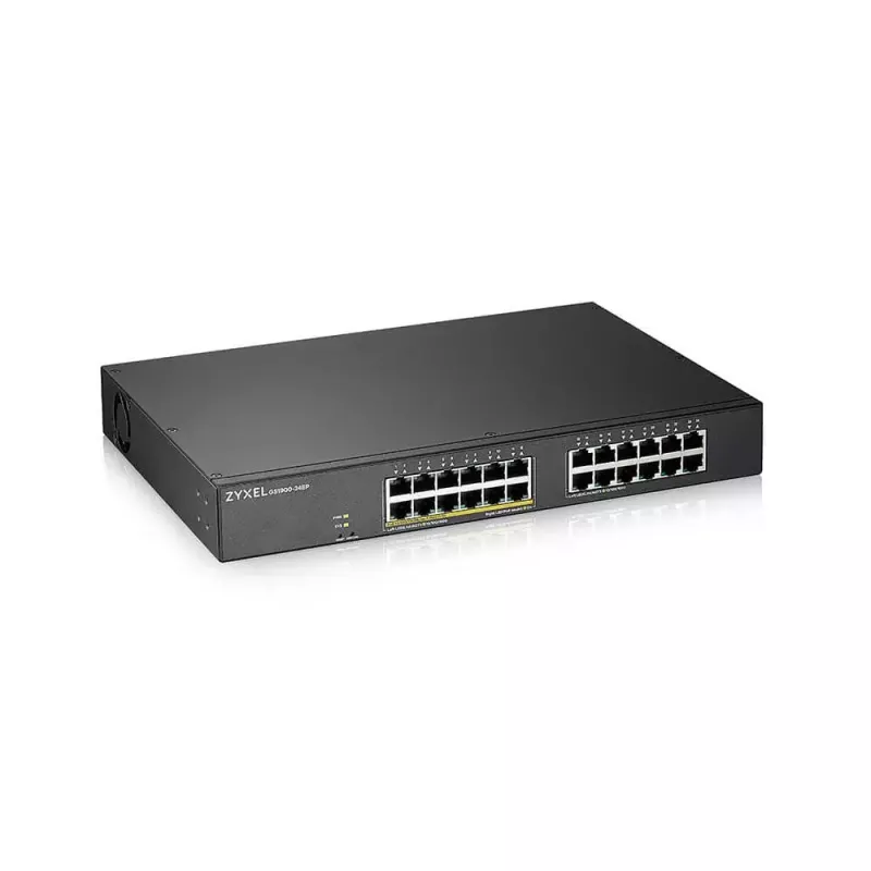 Zyxel GS1900-24EP valdomas L2 Gigabit Ethernet (10/100/1000) maitinimas per Ethernet (PoE) juodos spalvos