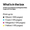 HP 903 4 vnt. juoda/ciano/magenta/geltona originalios rašalo kasetės