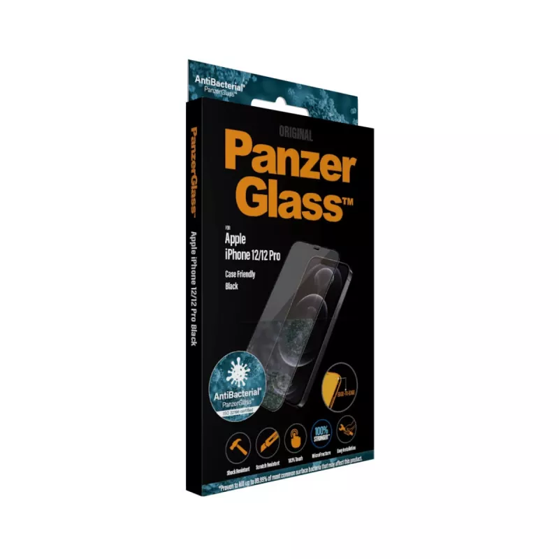PanzerGlass ® Stiklinė Ekrano Apsauga iPhone 12 | 12 Pro | Kraštas Iki Krašto