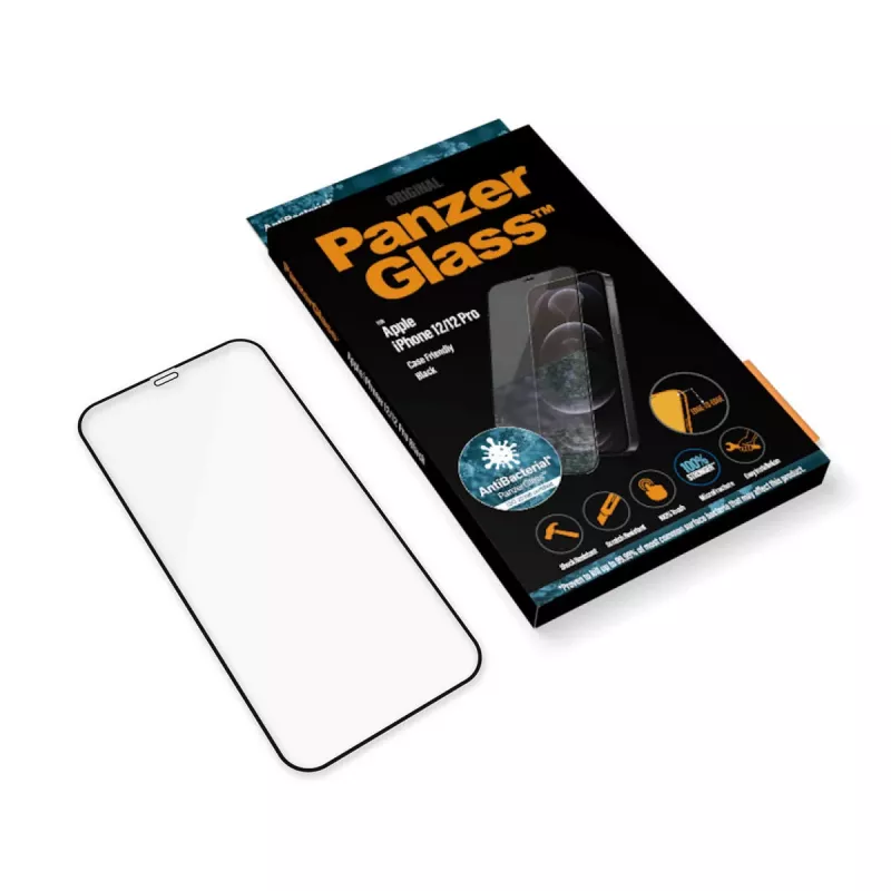 PanzerGlass ® Stiklinė Ekrano Apsauga iPhone 12 | 12 Pro | Kraštas Iki Krašto
