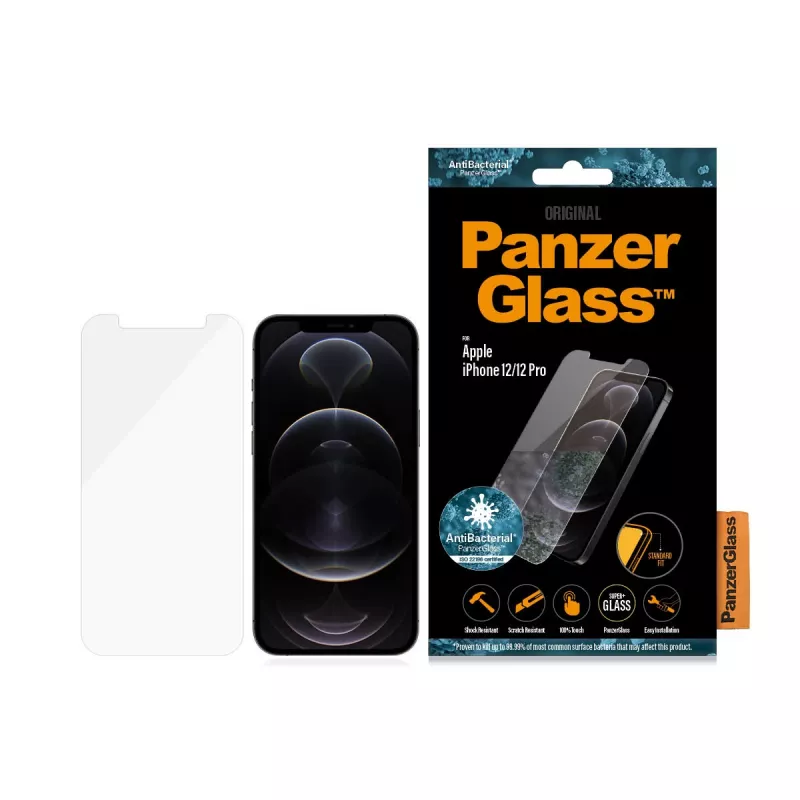 PanzerGlass ® Ekrano apsauga iPhone 12 | 12 Pro | Standard Fit