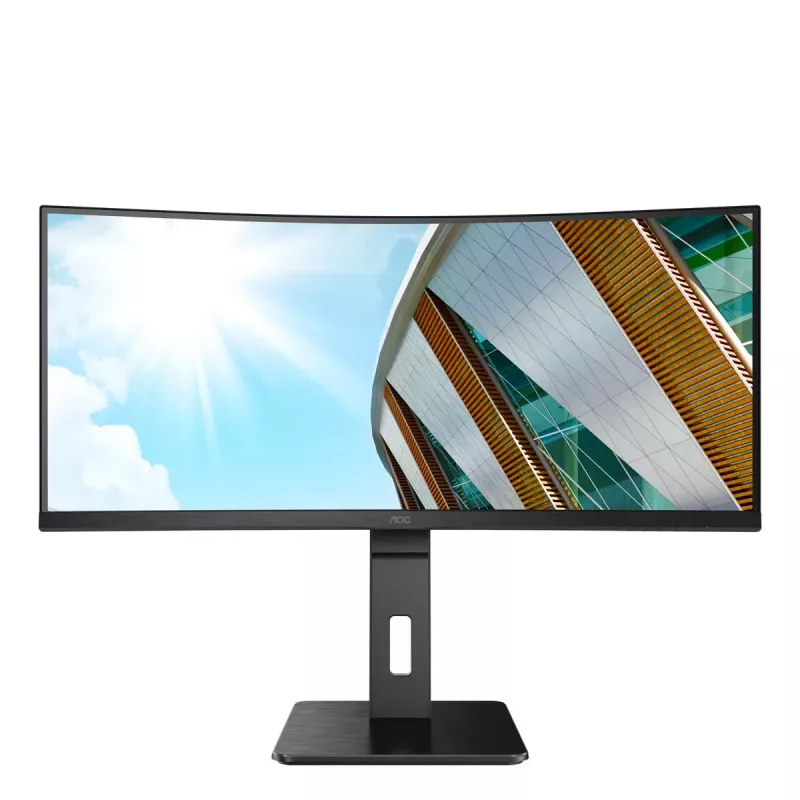 AOC P2 CU34P2A kompiuterio monitorius 86,4 cm (34 colių) 3440 x 1440 Quad HD LED juodas