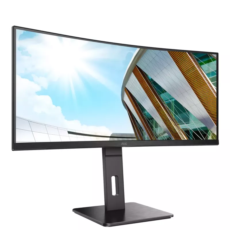 AOC P2 CU34P2A kompiuterio monitorius 86,4 cm (34 colių) 3440 x 1440 Quad HD LED juodas