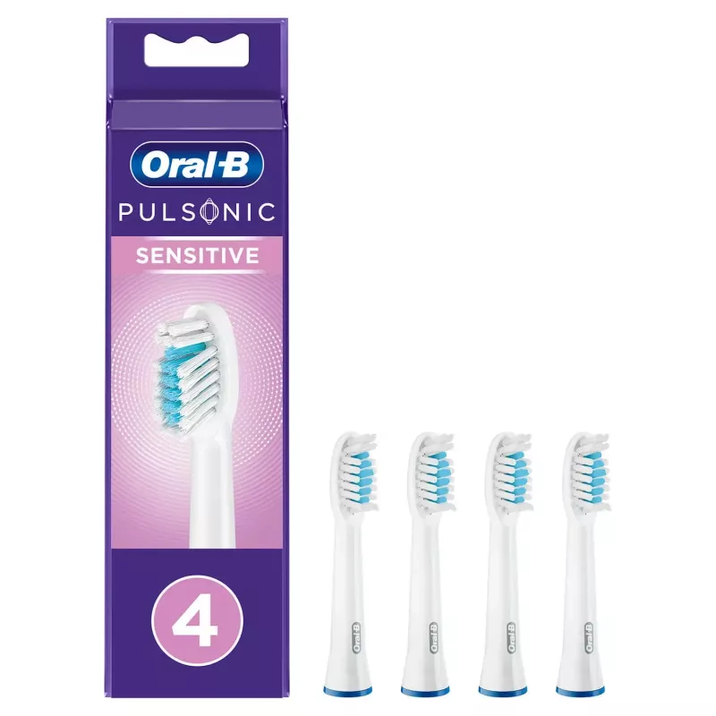 Valymo šepetėlių galvutės Oral-B Pulsonic Sensitive