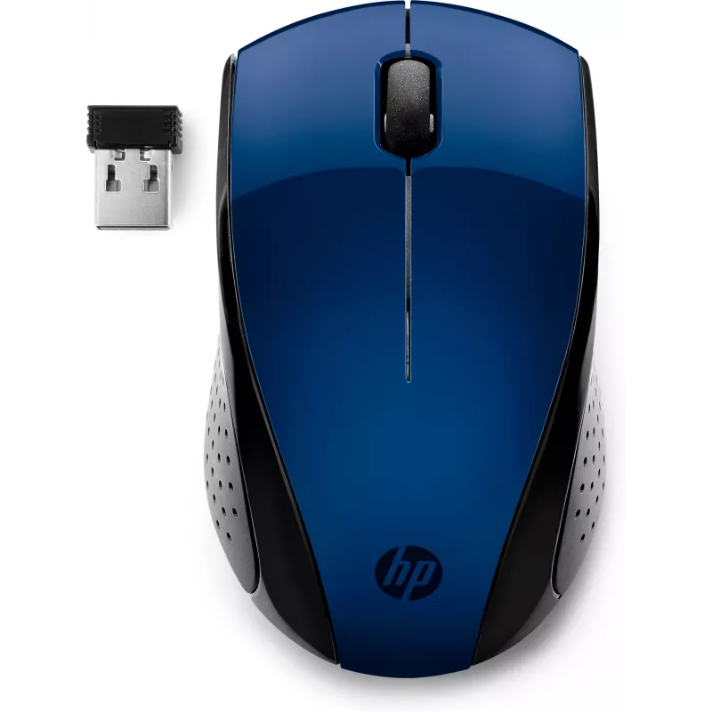 HP Wireless Mouse 220 (Lumiere Blue), ambidekstrinė, RF belaidė, mėlyna