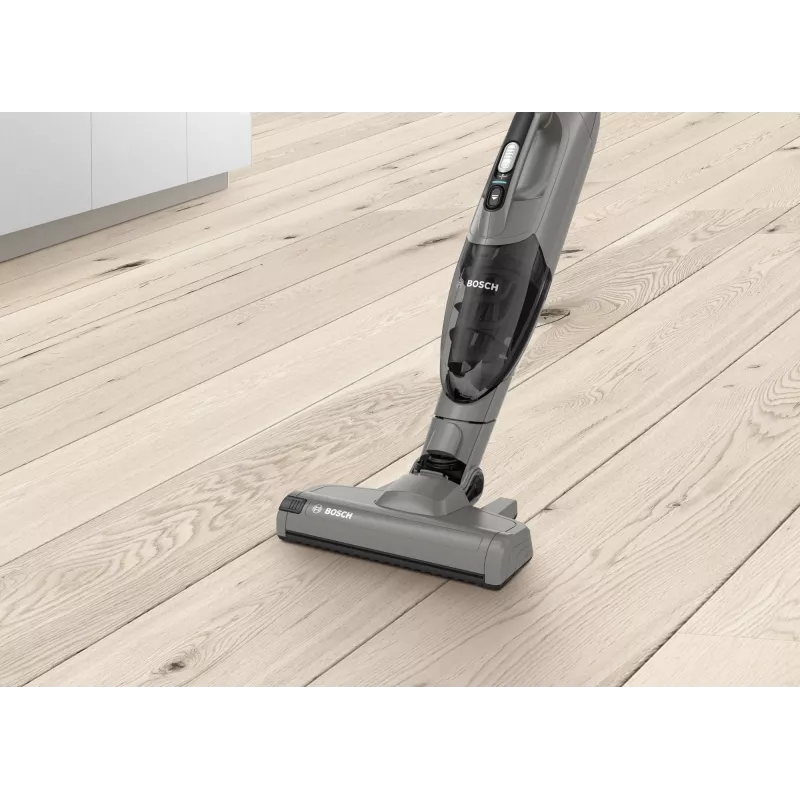 Bosch Serie 2 BBHF214G belaidis dulkių siurblys / elektrinė šluota 2-in-1 belaidis dulkių siurblys Baterija Sausas Be maišelio Pilka