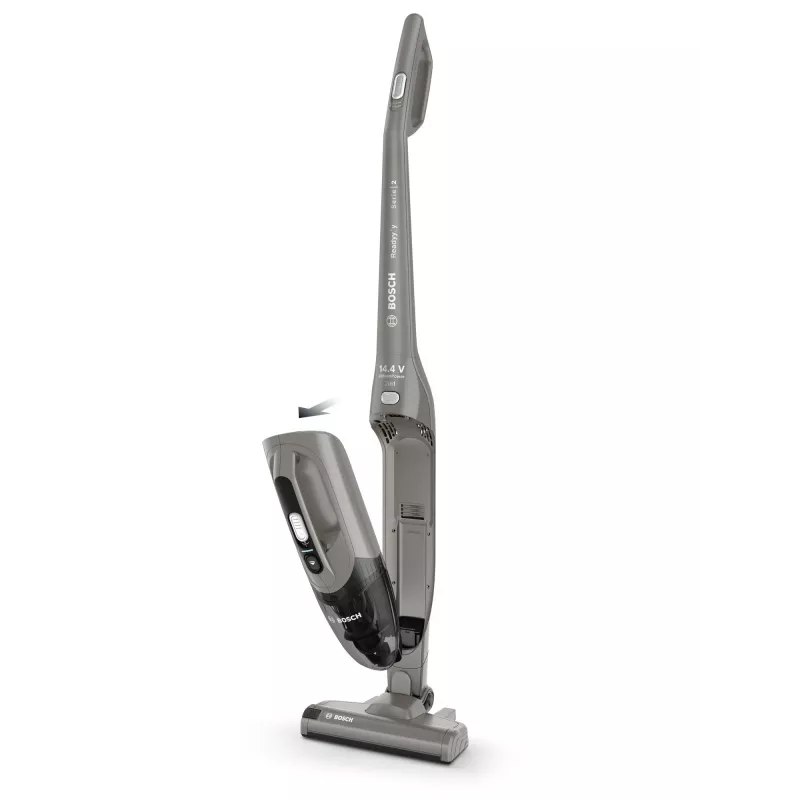 Bosch Serie 2 BBHF214G belaidis dulkių siurblys / elektrinė šluota 2-in-1 belaidis dulkių siurblys Baterija Sausas Be maišelio Pilka