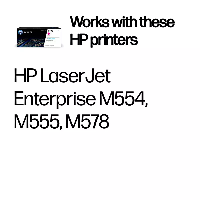 HP 212A Original LaserJet tonerio kasetė, rausva