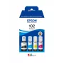 Kasetė Epson 102 4 vnt. pakuotė juoda + spalvotos T03R6 C13T03R640