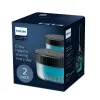 Philips Quick Clean Pod kasetė CC12/50 2 vnt. pakuotė valymo kasetės elektrinių skutimosi peiliukų galvutėms