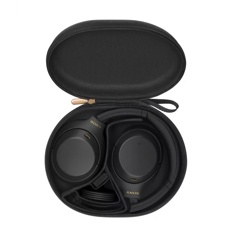 Sony WH-1000XM4 ausinės belaidės, ant galvos, skambučiams/muzikai, USB Type-C, Bluetooth, juodos spalvos