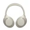 Sony WH-1000XM4 ausinės laidinės ir belaidės ant galvos skambučiams / muzikai USB Type-C Bluetooth sidabrinės