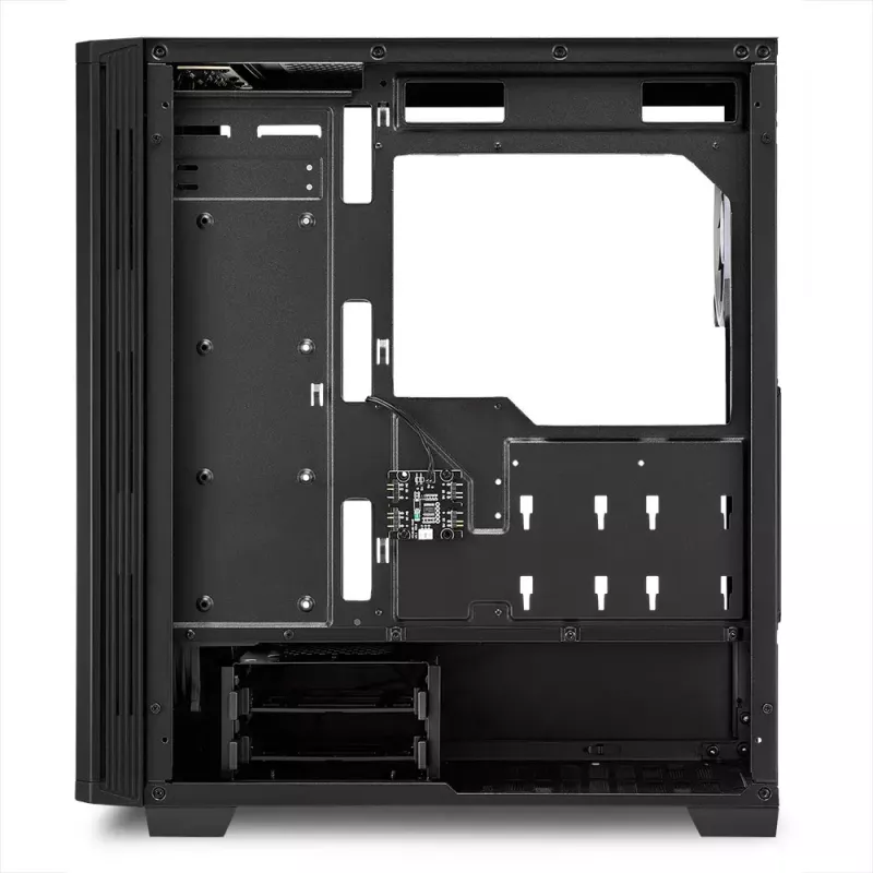 PC korpusas Sharkoon RGB LIT 100 Midi Tower juodas