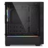 PC korpusas Sharkoon RGB LIT 100 Midi Tower juodas