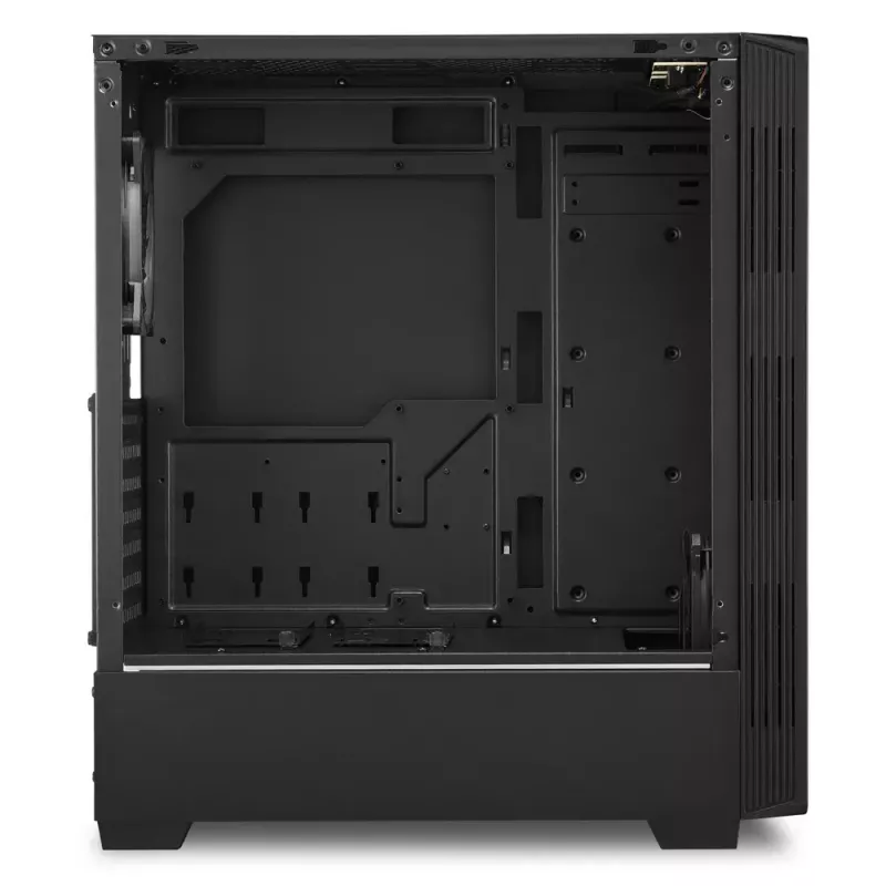 PC korpusas Sharkoon RGB LIT 100 Midi Tower juodas