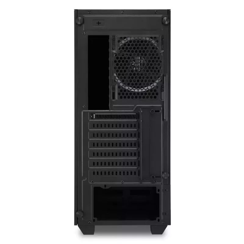 PC korpusas Sharkoon RGB LIT 100 Midi Tower juodas