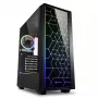 PC korpusas Sharkoon RGB LIT 100 Midi Tower juodas