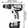 Bosch Akku-Bohrschrauber 12 V Li-Ion 1300 RPM Juoda, Blue, Red
