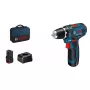 Bosch Akku-Bohrschrauber 12 V Li-Ion 1300 RPM Juoda, Blue, Red