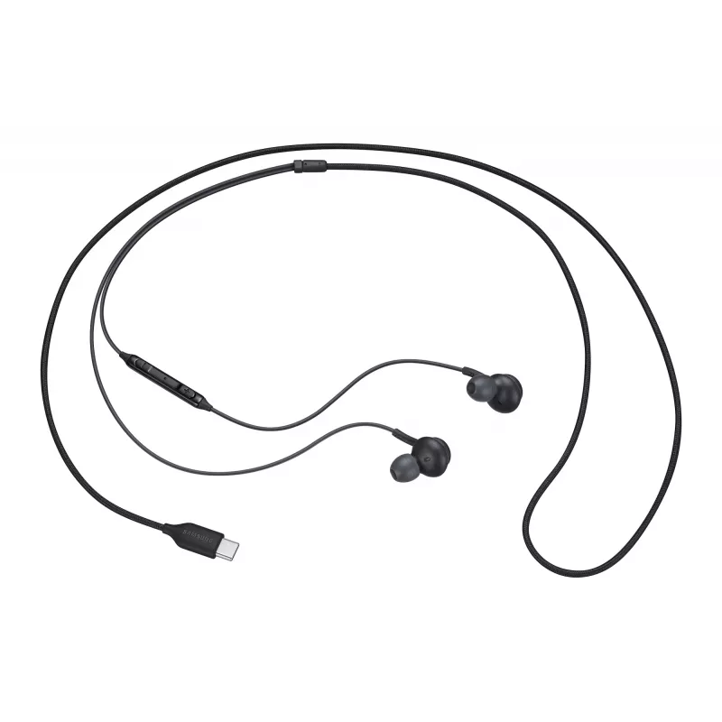 Samsung EO-IC100 USB-C ausinės su mikrofonu, juodos