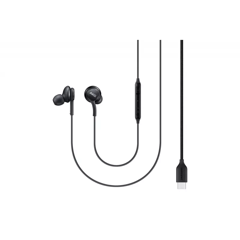 Samsung EO-IC100 USB-C ausinės su mikrofonu, juodos