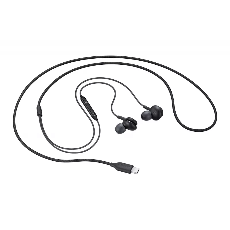 Samsung EO-IC100 USB-C ausinės su mikrofonu, juodos