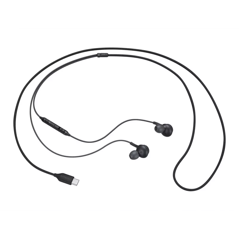 Samsung EO-IC100 USB-C ausinės su mikrofonu, juodos