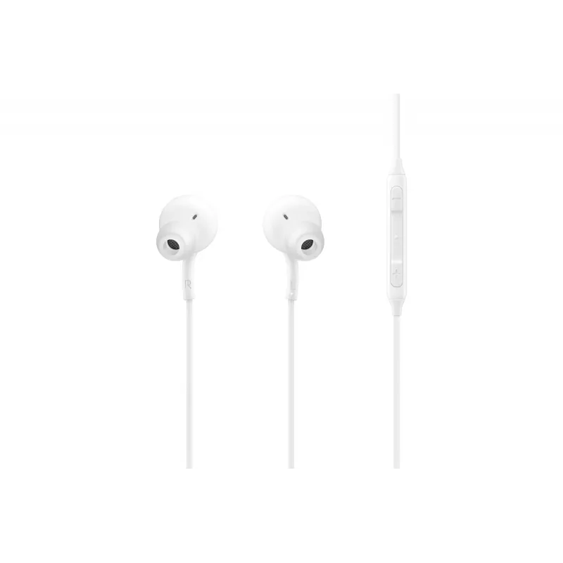 Laidinės į ausis įdedamos ausinės Samsung EO-IC100, binauralinės, USB Type-C jungtis, 32 Ω varža, 20–20000 Hz, baltos