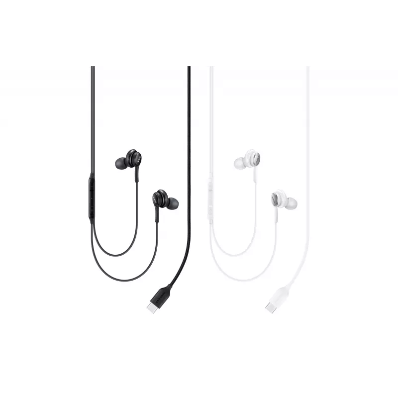Laidinės į ausis įdedamos ausinės Samsung EO-IC100, binauralinės, USB Type-C jungtis, 32 Ω varža, 20–20000 Hz, baltos