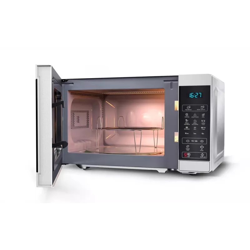 Sharp YC-MG02E-S mikrobangų krosnelė Juoda, Plieninė Kombinuota mikrobangų krosnelė Stalviršio 20 L 800 W