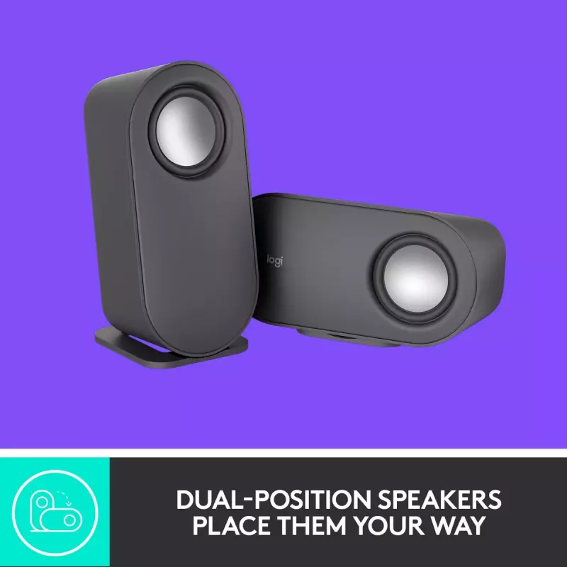 LOGITECH Z407 Bluetooth kompiuteriniai garsiakalbiai su žemų dažnių garsiakalbiu ir belaidžiu valdymu