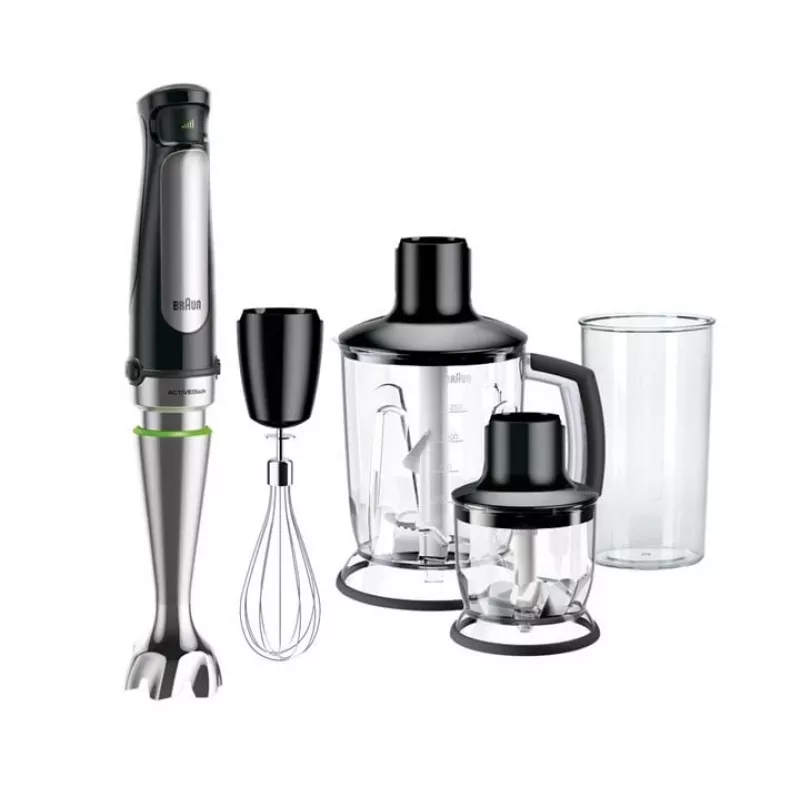 Braun MultiQuick 7 MQ 7045X 1,25 L panardinamasis trintuvas 1000 W juoda, nerūdijantis plienas