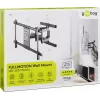 Goobay TV sieninis laikiklis Pro FULLMOTION (XL) 60 kg 43–100 colių