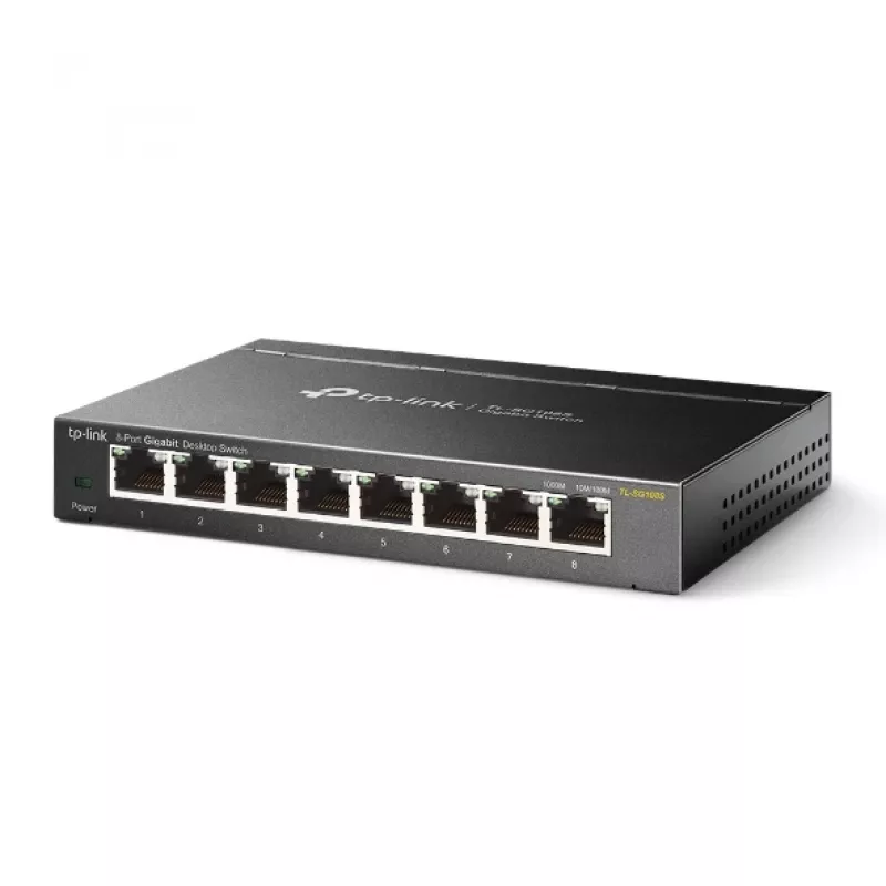 Tinklo komutatorius TP-Link TL-SG108S 8 prievadų 10/100/1000 Mbps