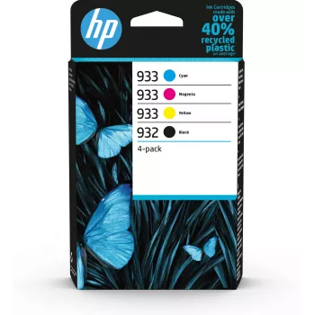 HP 932 juoda/933 žydra/magenta/geltona 4 vnt. originalūs rašalai