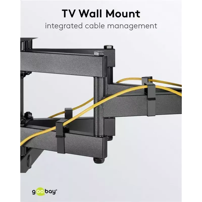 Goobay TV sieninis laikiklis Pro FULLMOTION (L) 60 kg 37–70 colių