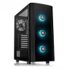 PC korpusas Thermaltake Versa J25 TG RGB Midi Tower juodas