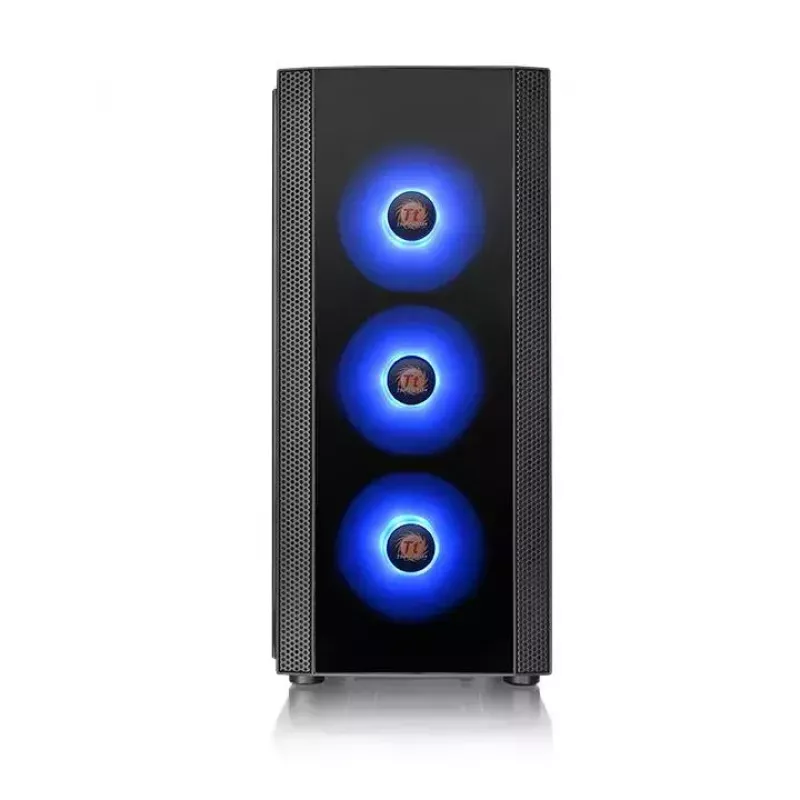 PC korpusas Thermaltake Versa J25 TG RGB Midi Tower juodas