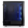 PC korpusas Thermaltake Versa J25 TG RGB Midi Tower juodas