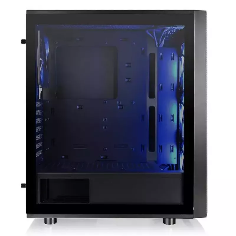 PC korpusas Thermaltake Versa J25 TG RGB Midi Tower juodas