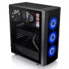 PC korpusas Thermaltake Versa J25 TG RGB Midi Tower juodas