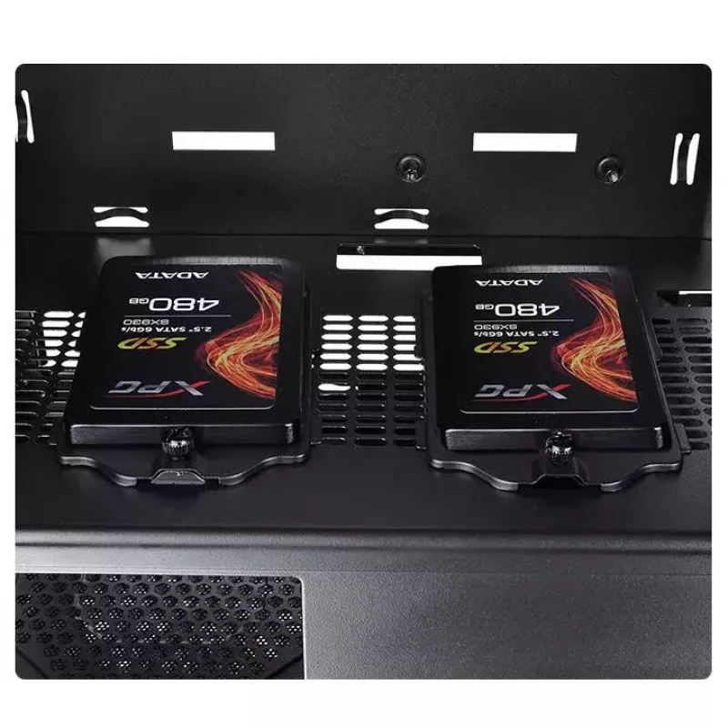 PC korpusas Thermaltake Versa J25 TG RGB Midi Tower juodas